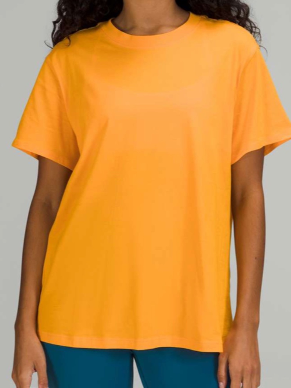 NWT Lululemon All Yours Short Sleeve T-Shirt Clementine Size 4